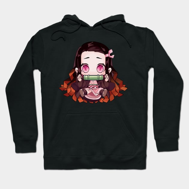 Nezuko Cute Hoodie by abelabells